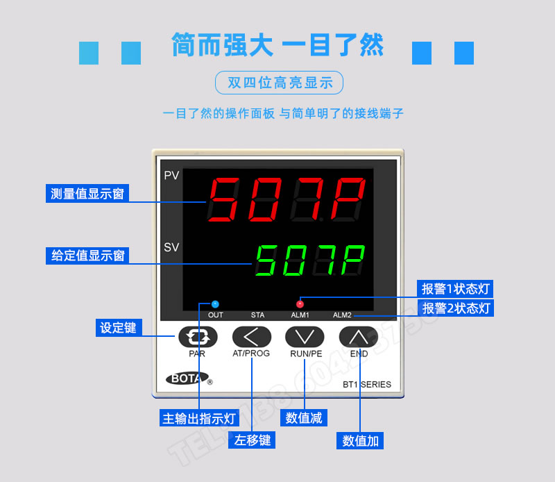 BT507系列操作面板